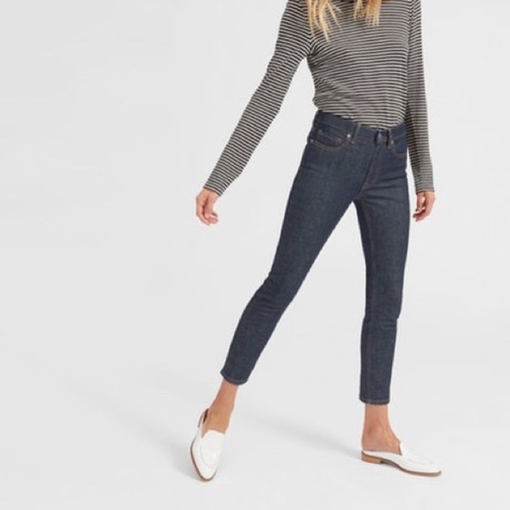 Everlane Dark Wash Skinny Ankle Jeans Size 27